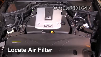 2016 Infiniti Q70 3.7 3.7L V6 Filtre à air (moteur) Contrôle